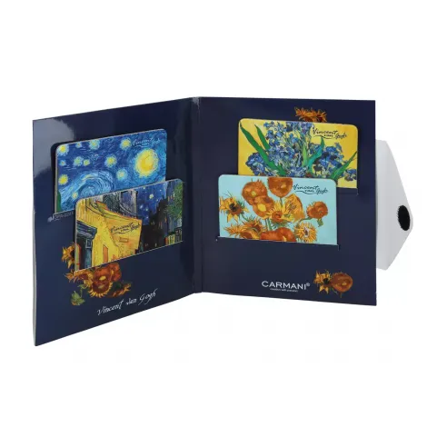 Podkładki korkowe Carmani 4szt - V. van Gogh - 3